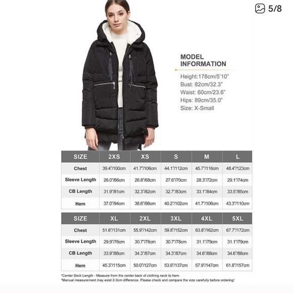 NWOT ARTTER Women's Black Hooded Puffer Jacket - Picture 4 of 5